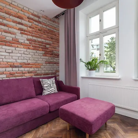 Lägenhet Studio Purple On Cloud - 1Br & Ac - Near Kazimierz